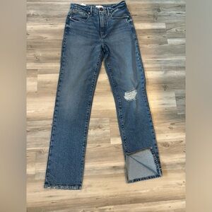 Good American NWT size 4/27 Good Boy Jeans waist is 28, inseam is 32